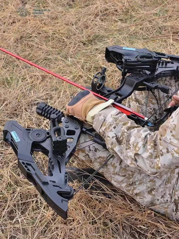 Raptor predator composite bow and arrow shooting arrow hitting steel ball dual -use bow and arrow set outdoor power competition training