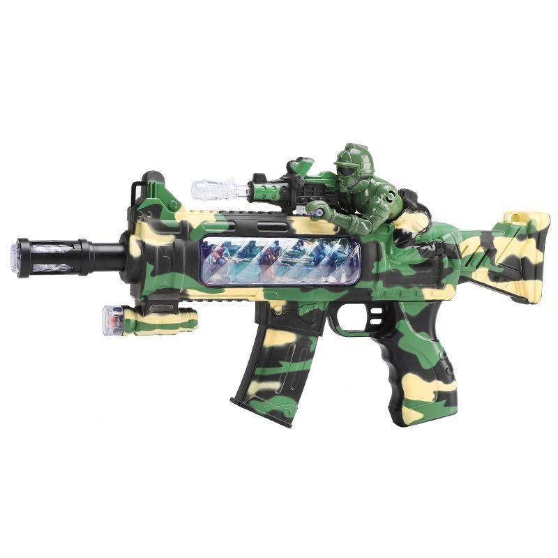 Electric sound, light gun music, children's toy assault rifle small pistol with projection shooting parent -child interactive boy