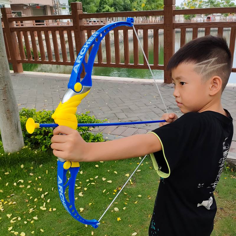 Children's bow, arrow toy set shooting shooting arrow crossbow target full set of professional arrow branches, suction cup users outside sports boys