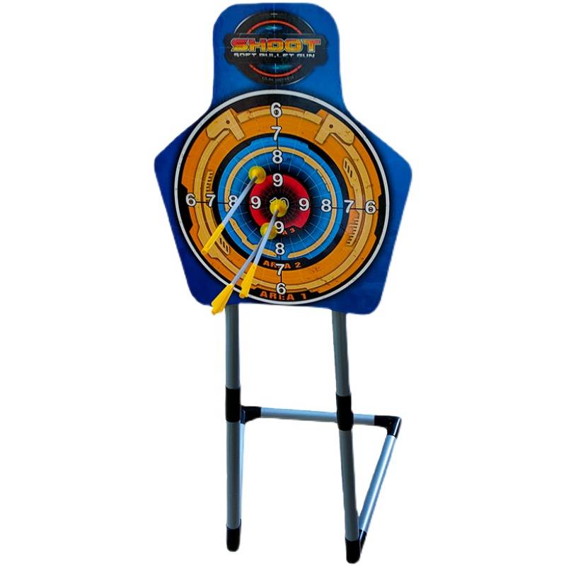Large vertical target soft shotgun, suction cup, bow and arrow X shooting target children's toy gun target score, practice target