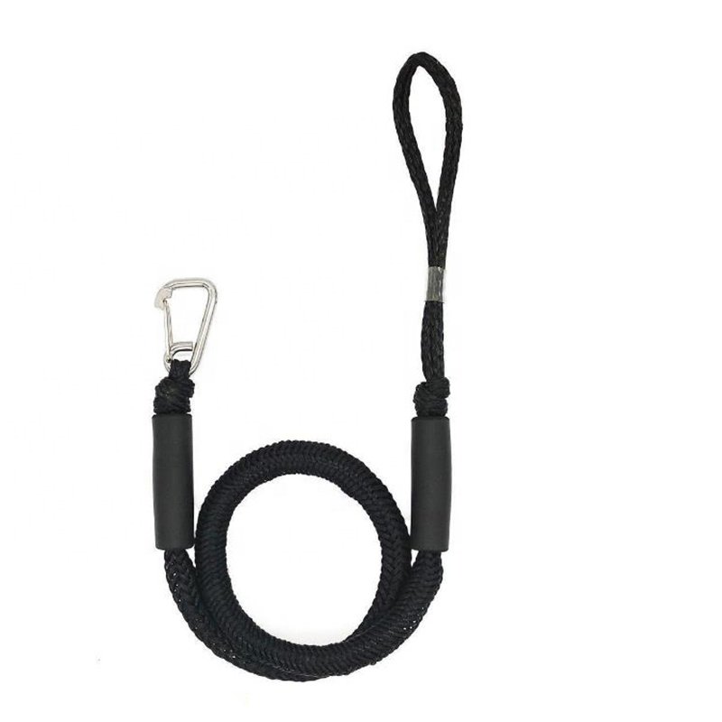 New Listing Marine Mooring Rope 2 Pack PWC Anchor Boat Bungee Dock Lines for Boats with Stainless Carabiner Hook