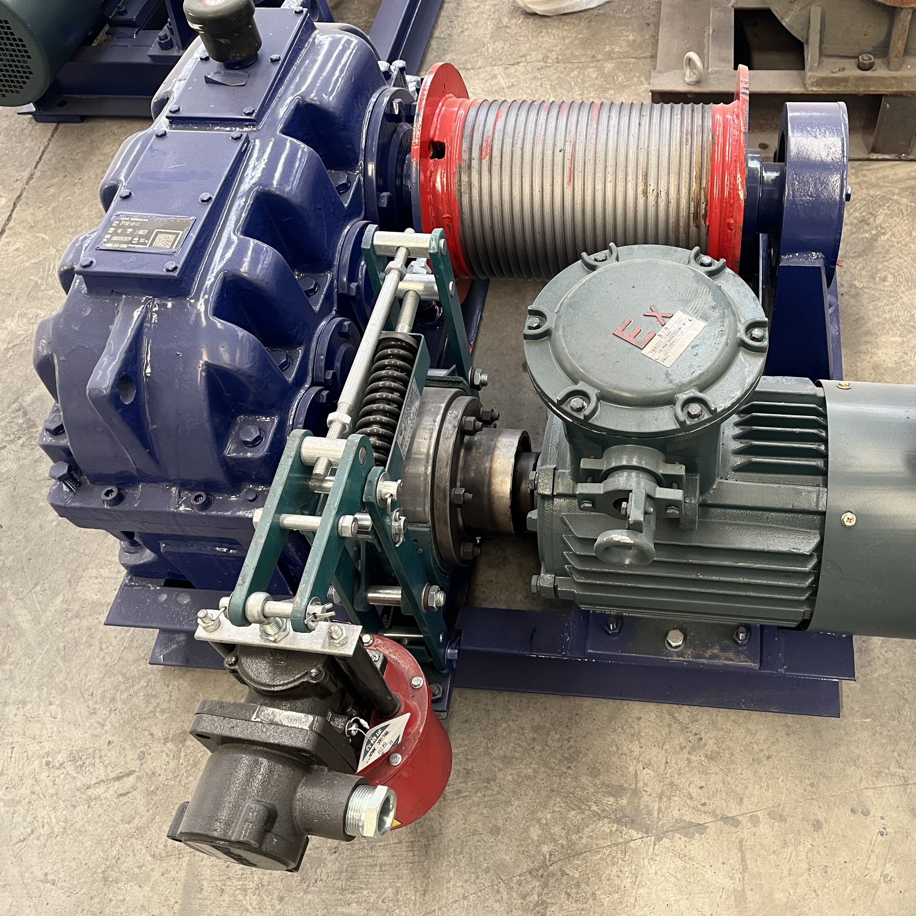 Light Duty 5 Ton Cable Drum Anchor Hydraulic Winch diesel Winch