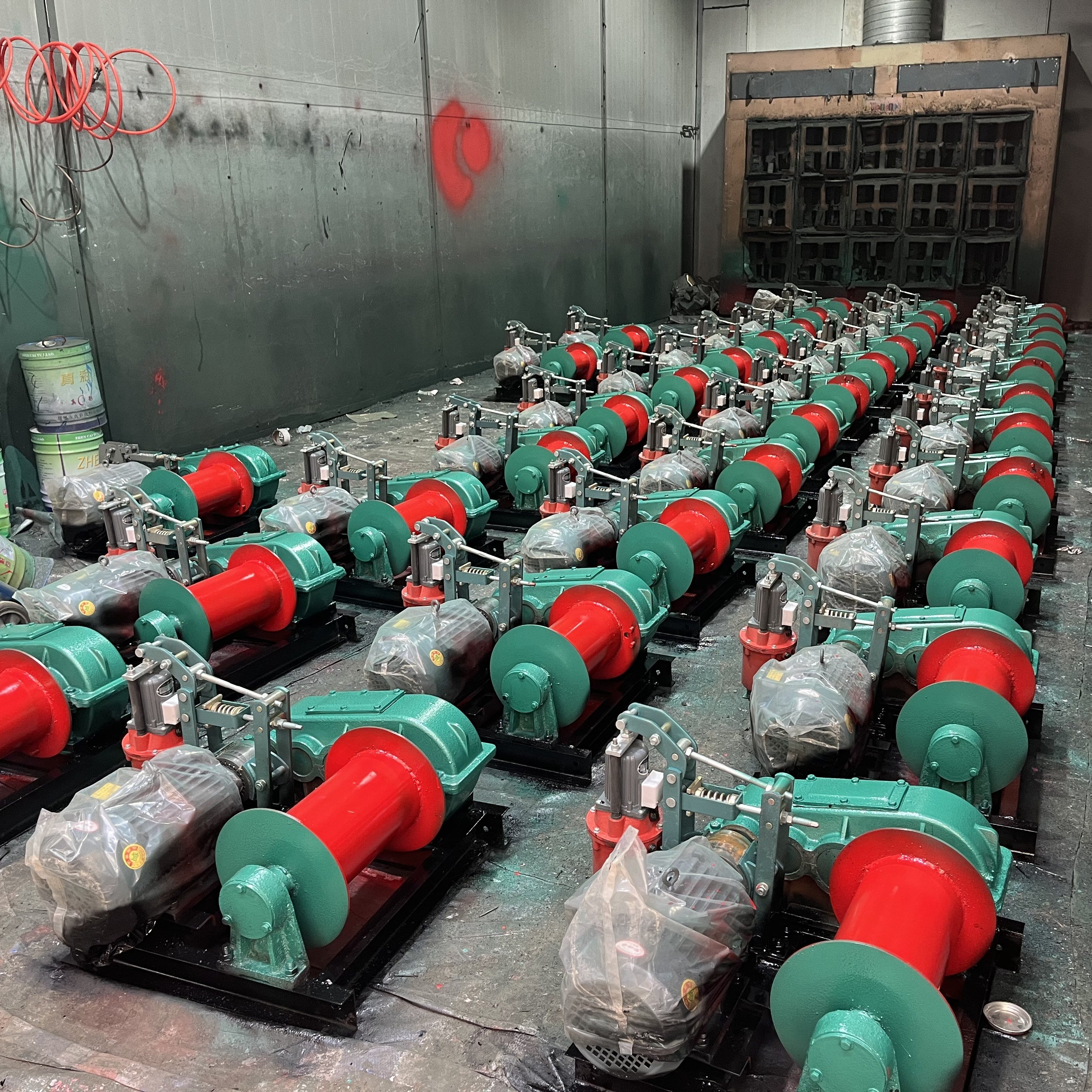 Light Duty 5 Ton Cable Drum Anchor Hydraulic Winch diesel Winch