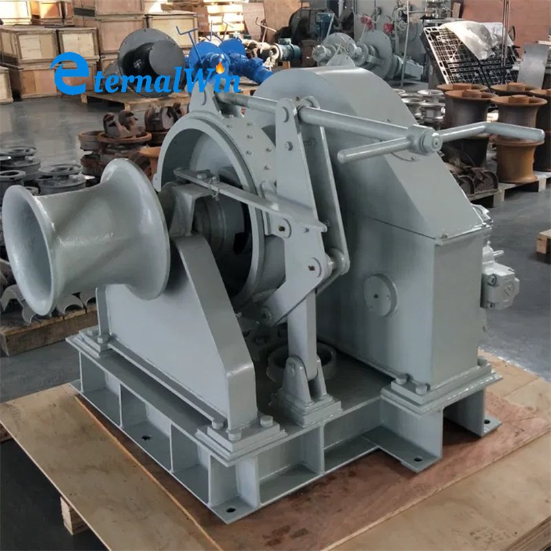 Vessel Electric Anchoring Windlass 12mm 14mm 16mm 20mm 22mm Marine Deck Diesel Hydraulic Anchor Winch for Boats Ships Powerboats