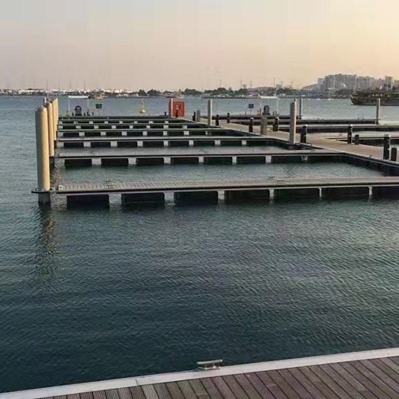 Seashore Floating Jetty Well Designed Yacht Marine Pier Simple Install Engineering Marine Pontoon Wharf