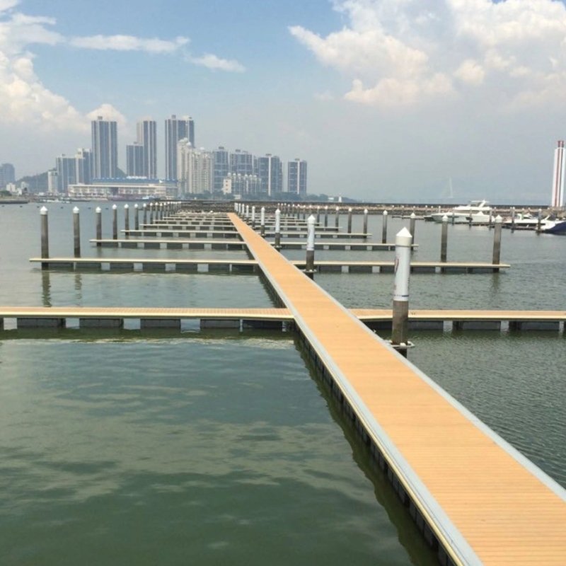 Seashore Floating Jetty Well Designed Yacht Marine Pier Simple Install Engineering Marine Pontoon Wharf