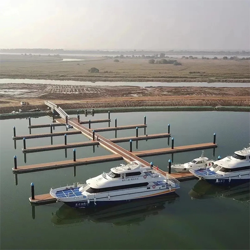 Seashore Floating Jetty Well Designed Yacht Marine Pier Simple Install Engineering Marine Pontoon Wharf