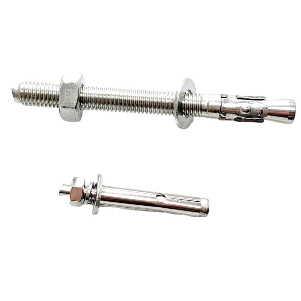 Stainless Steel M10 M16 M20 Through Bolt Expansion Concrete Wedge Anchor Bolt Manufacturer