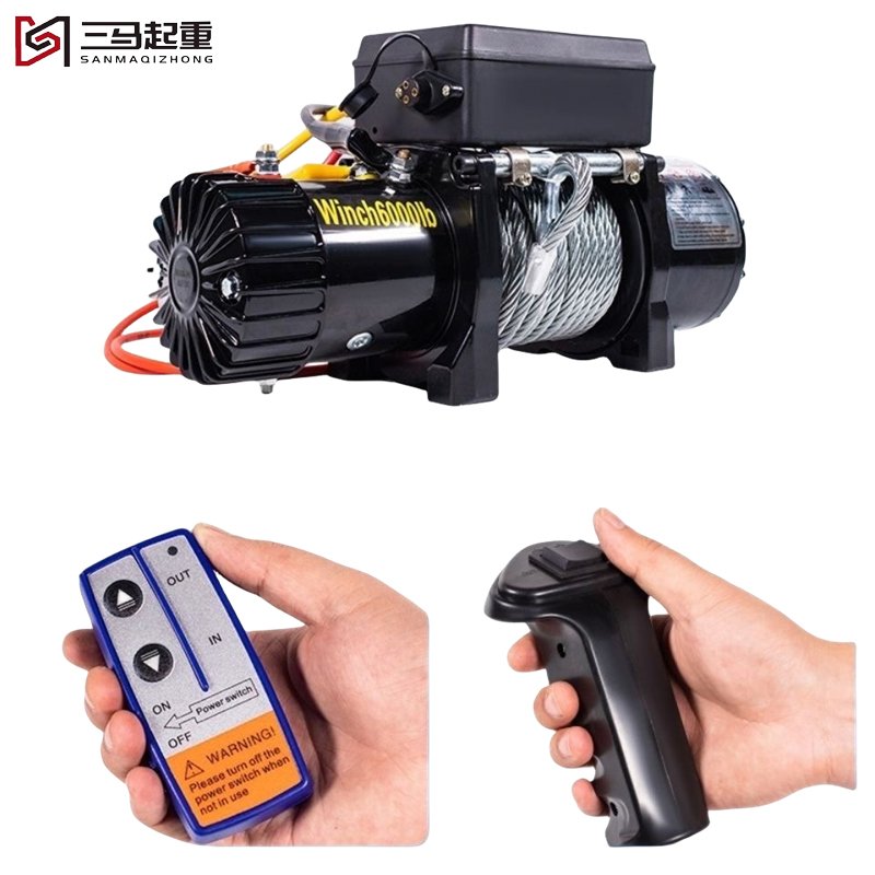 Warehouse Use Electric Winch Boat Car Truck ATV/UTV 500 lb Pull Auto 4x4 Anchor 12V 24V 48V Small Electric Winch