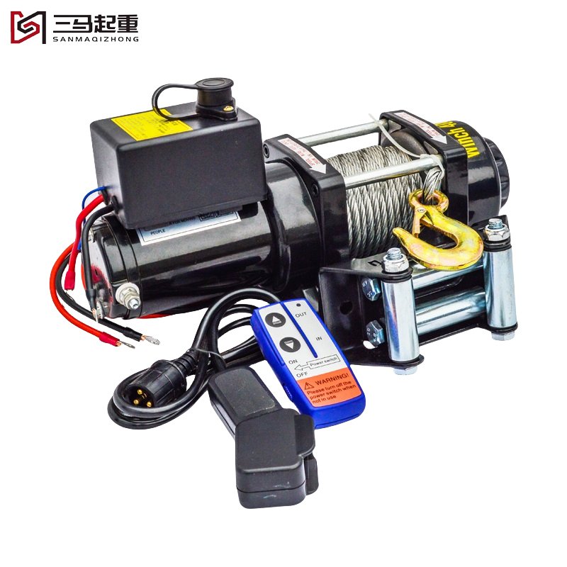 Warehouse Use Electric Winch Boat Car Truck ATV/UTV 500 lb Pull Auto 4x4 Anchor 12V 24V 48V Small Electric Winch