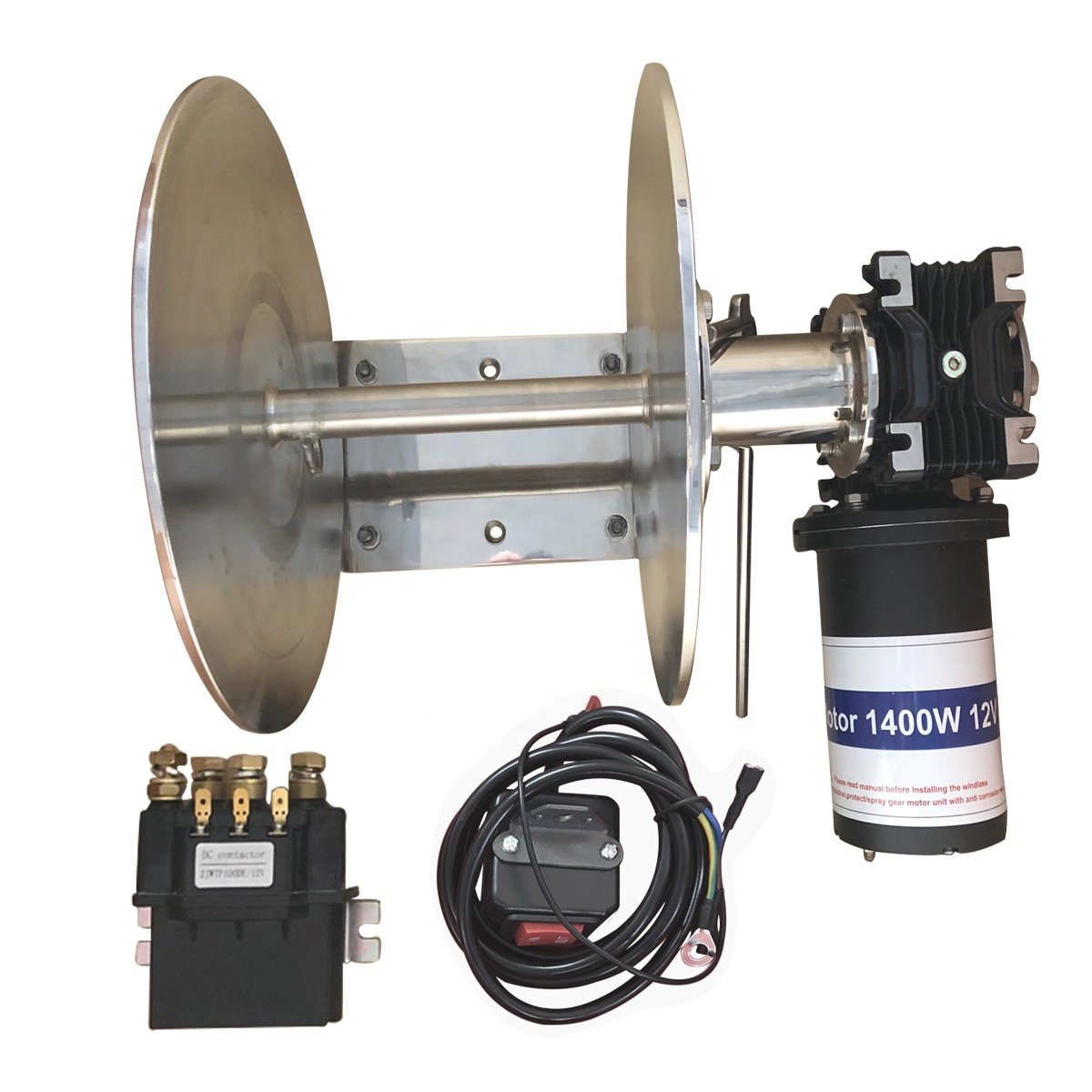 Marine Boat Yacht 316 Stainless Steel Drum Winch Anchor Winch for Boats