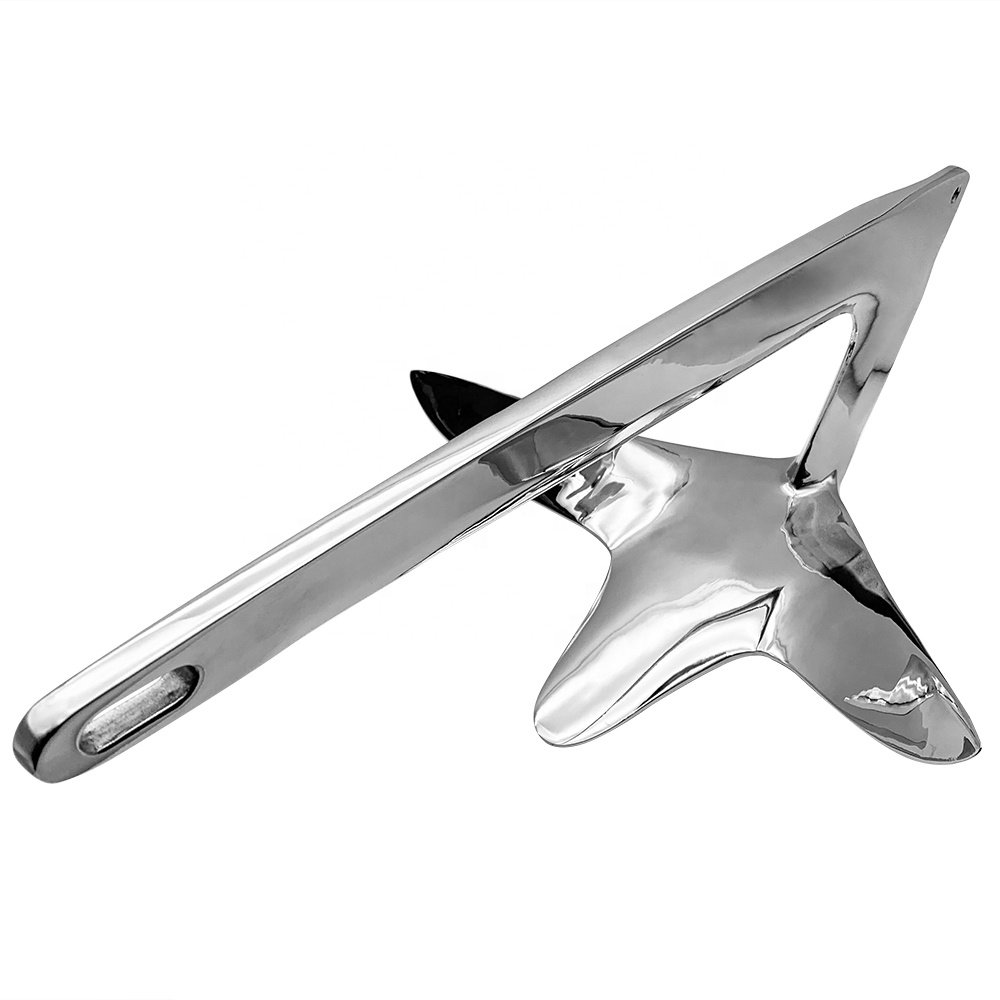 Little Dolphin Marine 316 Stainless Steel Bruce Anchor Boat Anchors Yacht