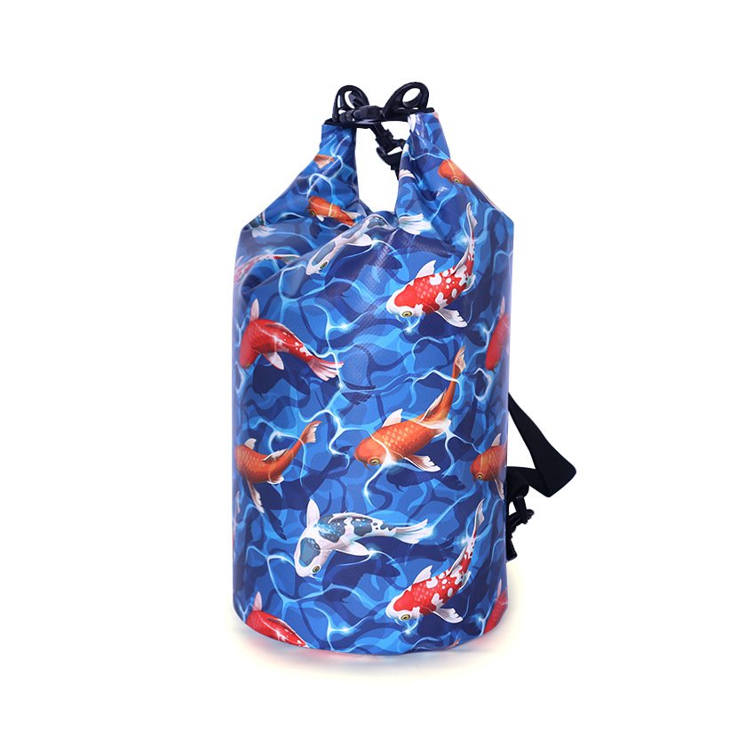 Waterproof Dry Bag Backpack Digital Printing Pouch 40L/30L/20L/10L/5L Floating Sack for Kayaking Boating Outdoors Accessories