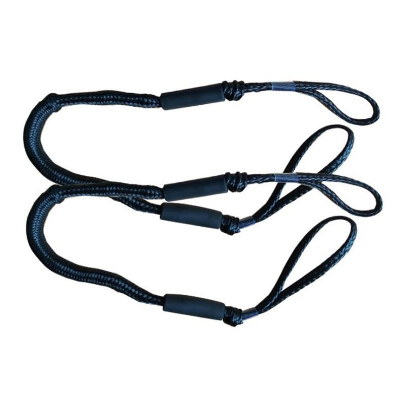 Rioop Hot Selling Marine Mooring Rope 2 Pack PWC Anchor Boat Bungee Dock Lines for Boats
