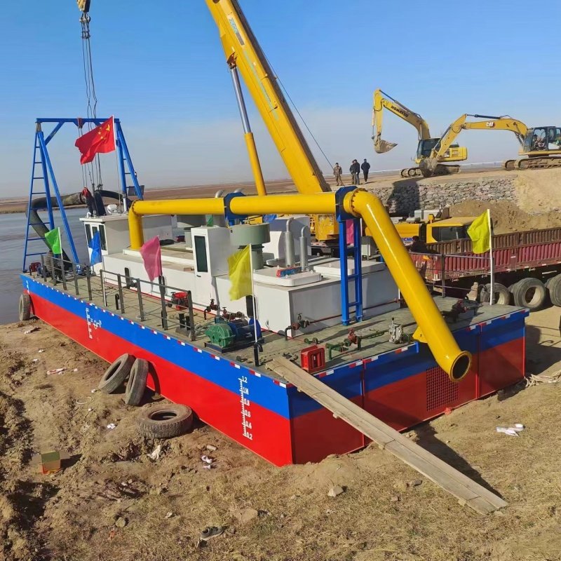 Dredger Water Jet Pump Mining Dredge China Shipyard 16 Inch 2600m3 H Boat Dredge Gold Diesel Customized Training Power Anchor