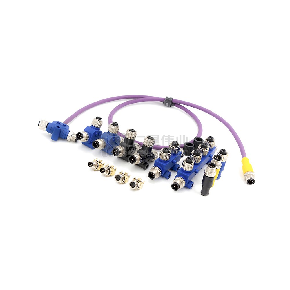 NMEA2000 Cable Connector Micro Mini Backbone DropTee Splitter Marine Waterproof Wire for Signal Electrical