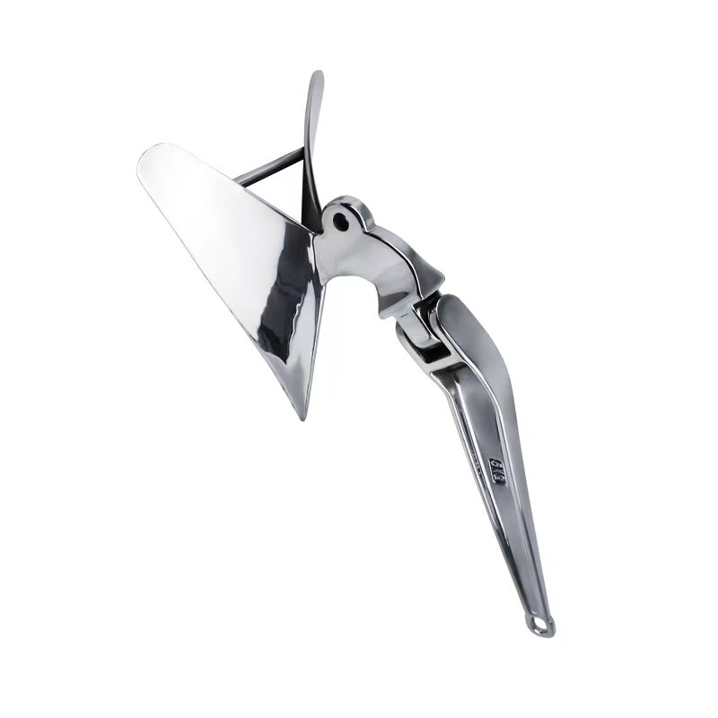 Shanghang Marine Hardware Boat Stainless Steel Mirror Polished Boat Plough Anchor Wing Anchor for Sale