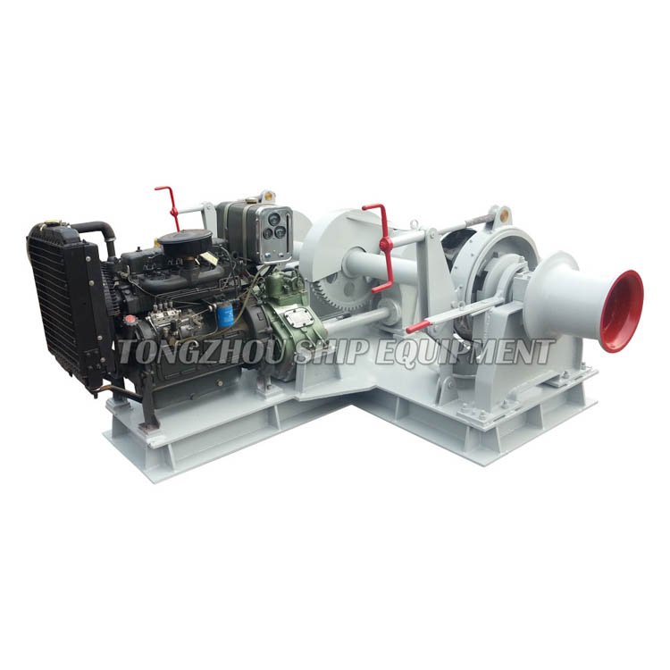 TONGZHOU ODM&OEM Hydraulic Electric Diesel Driven Anchor Horizontal Windlass Marine Windlass