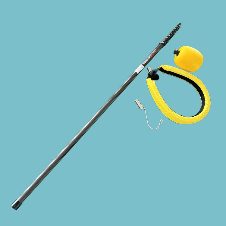 JHW Telescopic Pole 6m 18m Water Rescue Product with Hook and Shallow Water Anchor Safety Equipment