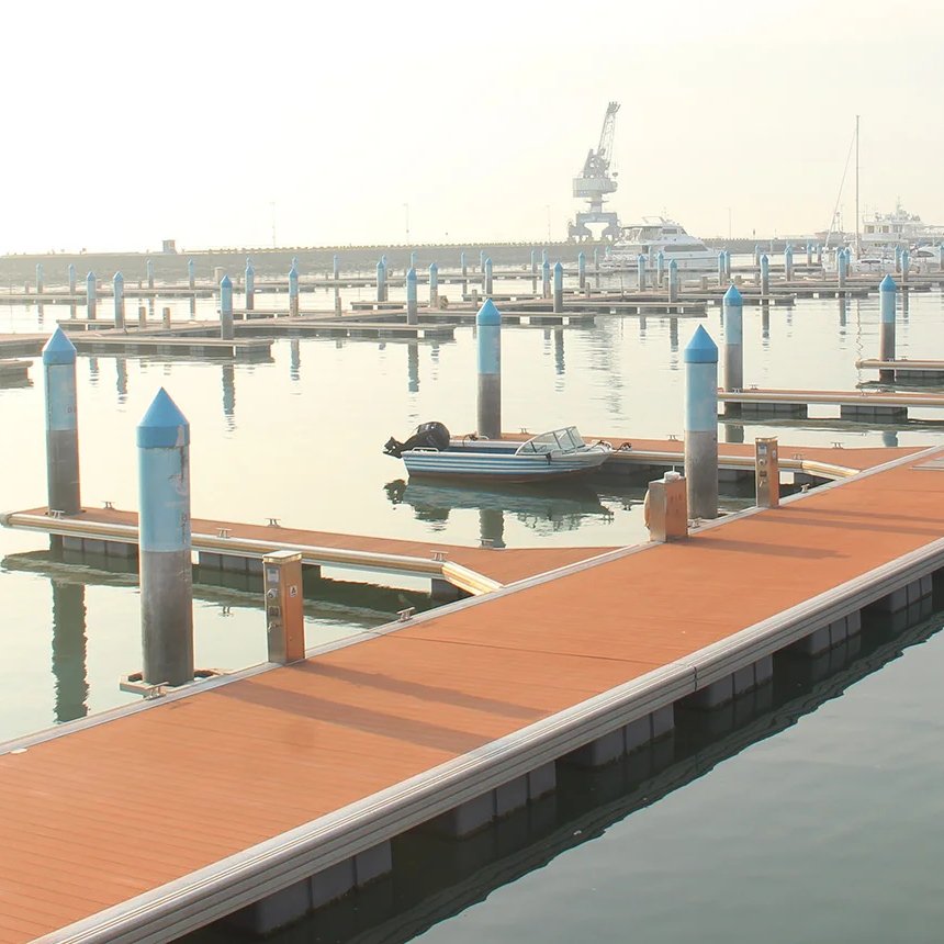 Marine Aluminum Watercraft Floating Docks Prices Plastic Pontoon Aluminum Frame Floating Jetty
