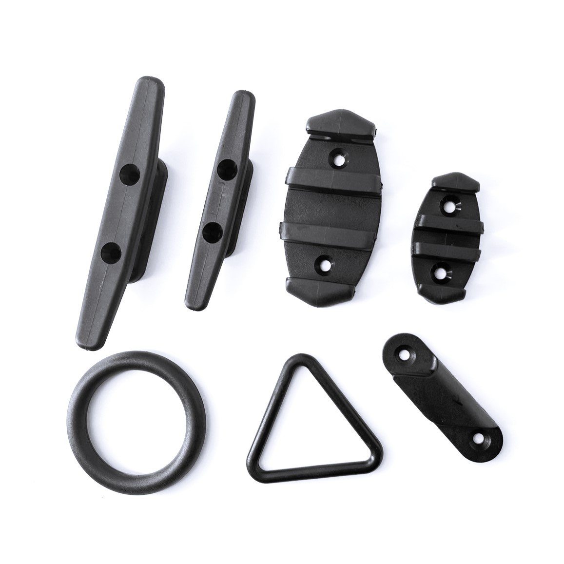 Kayak Anchor Cleat Zig Zag Cleat Round Triangle Ring Kayak Accessories Boat Cleat Boat Accessories Marine Rope Anchor