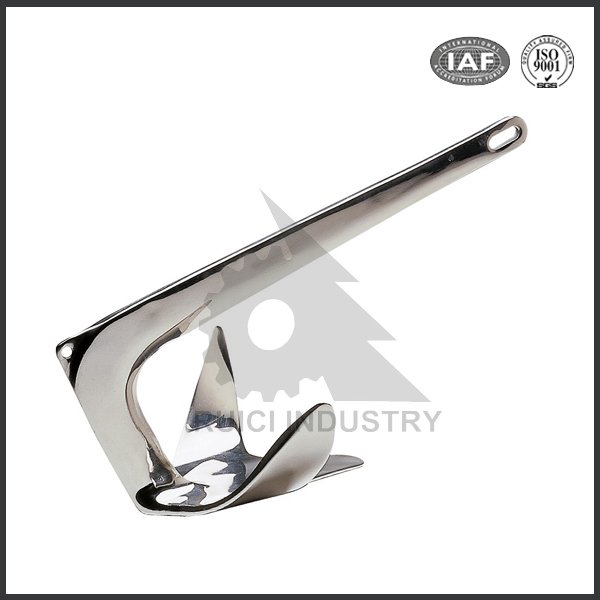 China Custom Aisi316 Stainless Steel Boat Anchors Marine Anchor Delta Style for Boats