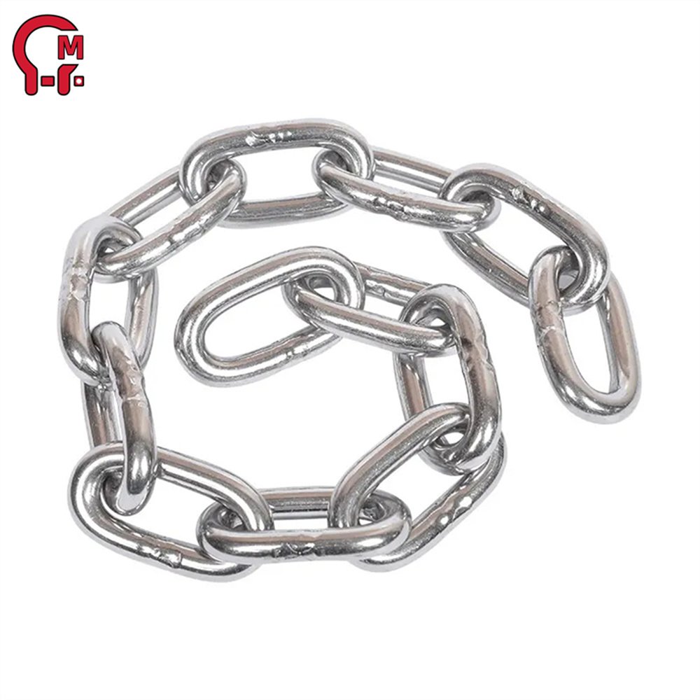 HLM Din 763/766 Welded Link Hand Sling Chain for Boat Welded Stud Anchor Chain