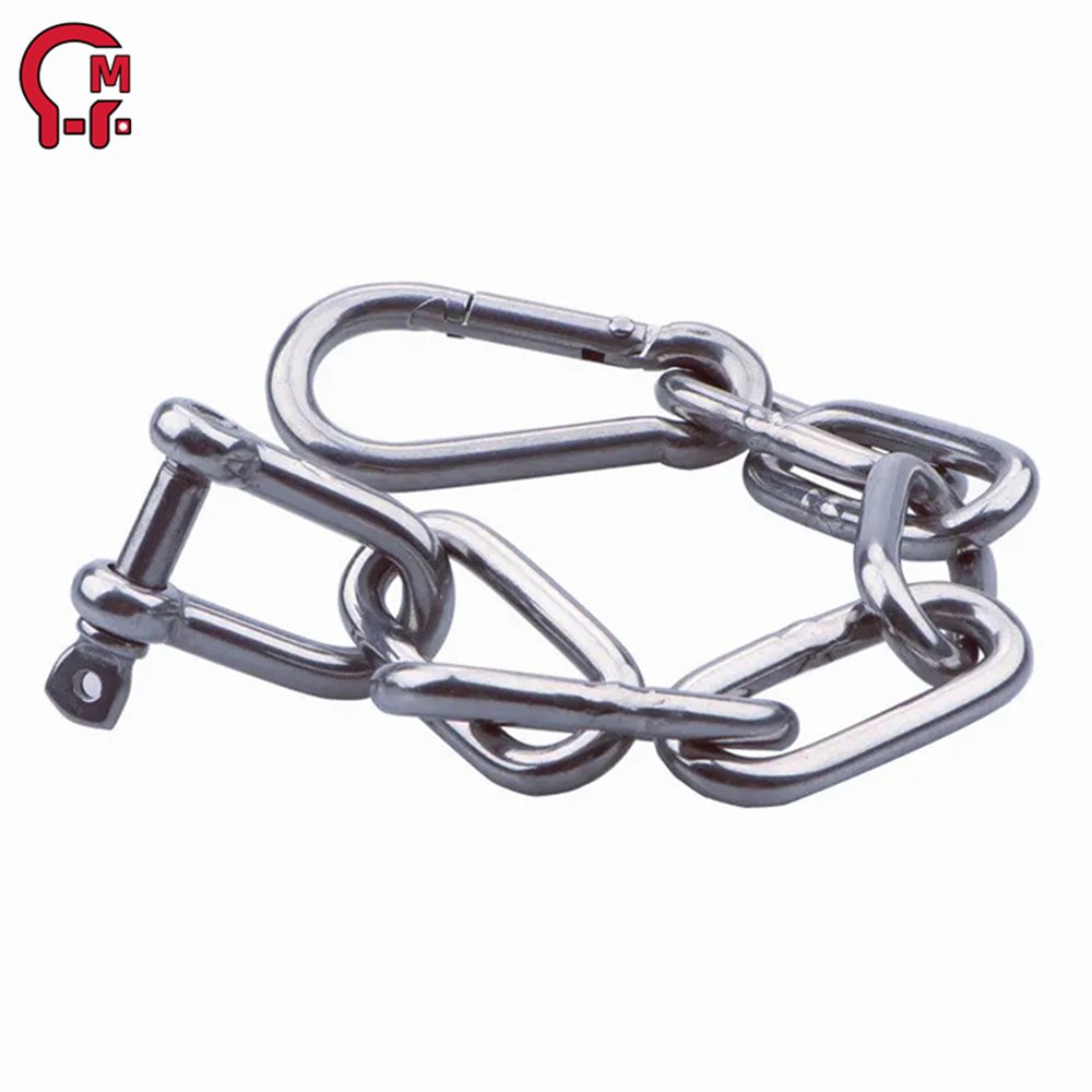 HLM Din 763/766 Welded Link Hand Sling Chain for Boat Welded Stud Anchor Chain