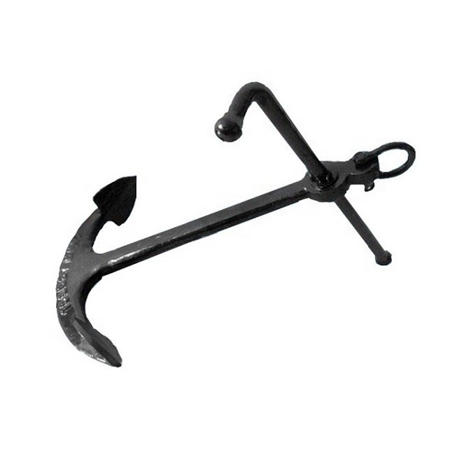 50kg 100kg High Quality Black Printed Marine Boat Anchor