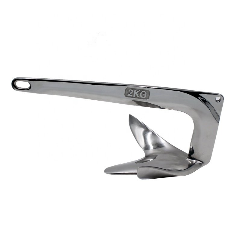 Shenghui 3KG 5KG 7.5KG 10KG 15KG 20KG CE Certified Bruce Anchors Mirror 316 Stainless Steel Sailboat Yacht Anchor