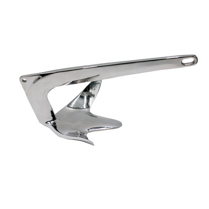 Shenghui 3KG 5KG 7.5KG 10KG 15KG 20KG CE Certified Bruce Anchors Mirror 316 Stainless Steel Sailboat Yacht Anchor