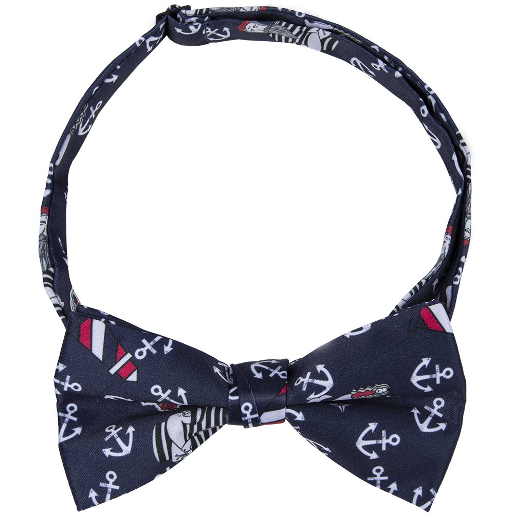 NAVY BLUE NAUTICAL ANCHOR LIGHTHOUSE FISHER SANTA CLAUSE ROSE DESIGNER NECKTIE MERMAID SEA SAILING YACHTING MEN'S TIE