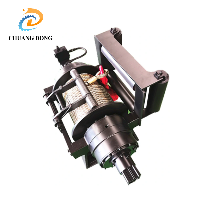 OEM ODM Vertical Type Forestry Logging 12000lbs Hydraulic Winch for Skid Steer Attachment
