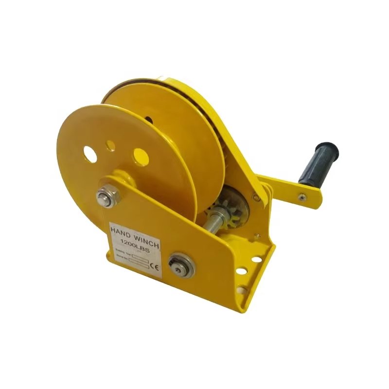 Mini Hand Winch 1200LBS High Quality Small Manual Anchor Winch for Towing Boat Winch