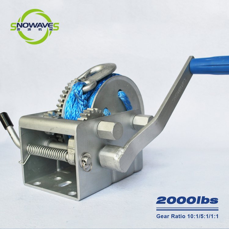Customizable Cable Winch 2000lbs/900kg Boat Anchor Trailer Hand Winch