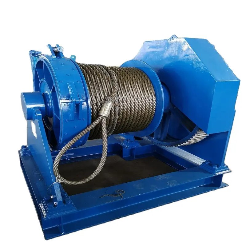 Heavy Duty 10 Ton 30 Ton 75 Ton Low Speed Electric Hydraulic Windlass Winch 100 Ton Price