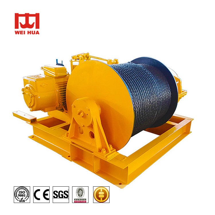 China Factory Supplier Double Drum Electric Winch 10ton 50ton 100ton Hydraulic Windlass Price