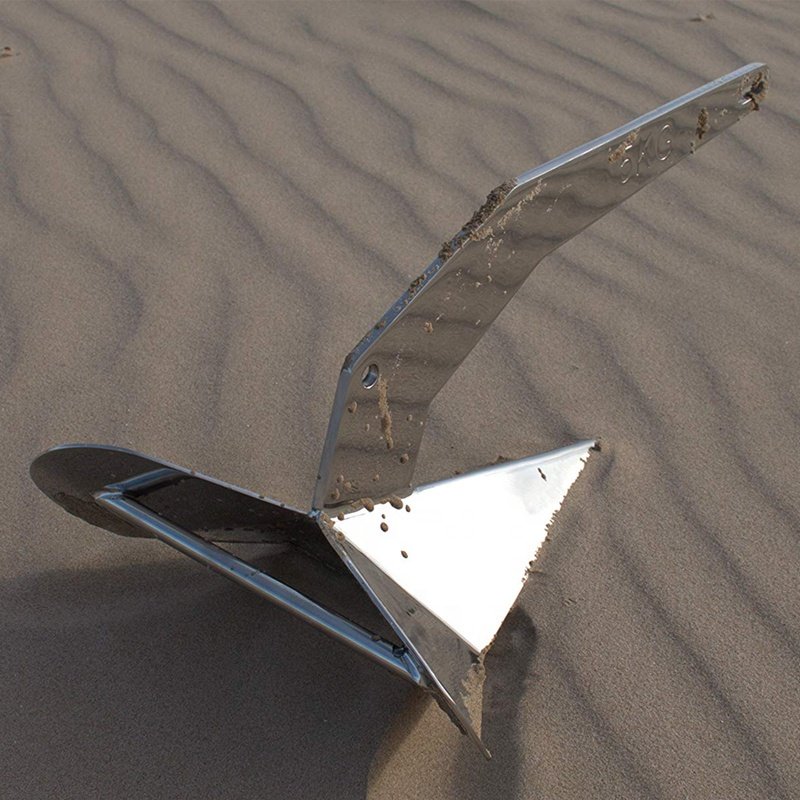 Mirror Polished 316 Stainless Steel H-Q Boat Anchor Delta Anchor for Yacht