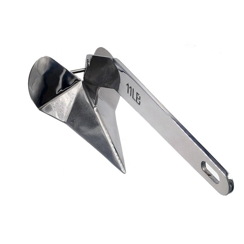 Mirror Polished 316 Stainless Steel H-Q Boat Anchor Delta Anchor for Yacht