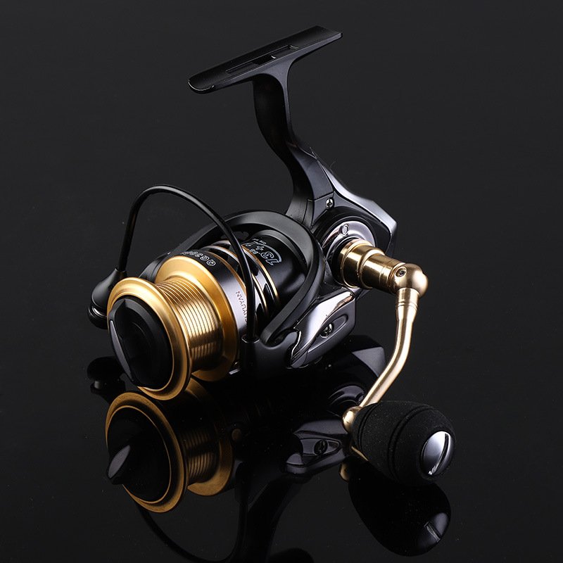 Black Carbon Fiber Fishing Reels Spinning Wheel Sea Pole Road Subwheel Casting Anchor Fish Winder Winding Wheel Lake Fishing
