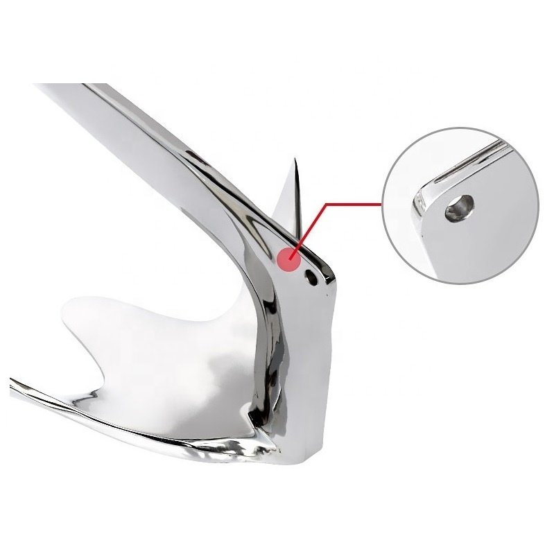 Small Boat Anchors SS316 Bruce Anchor Boat Winch Anchor