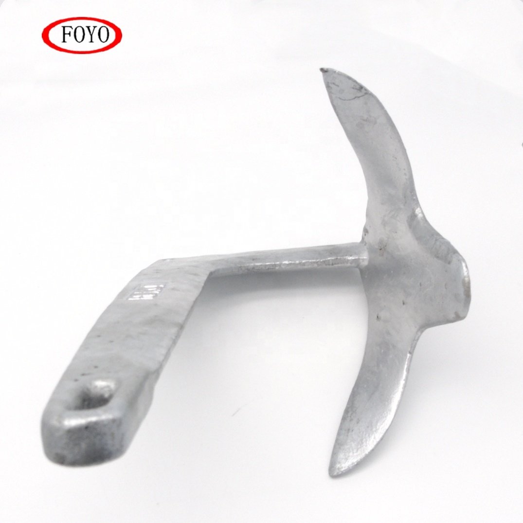 Foyo Brand Top Quality Marine 20.8'' Galvanize Bruce/Claw Style Boat Anchors for Kayak and Boat