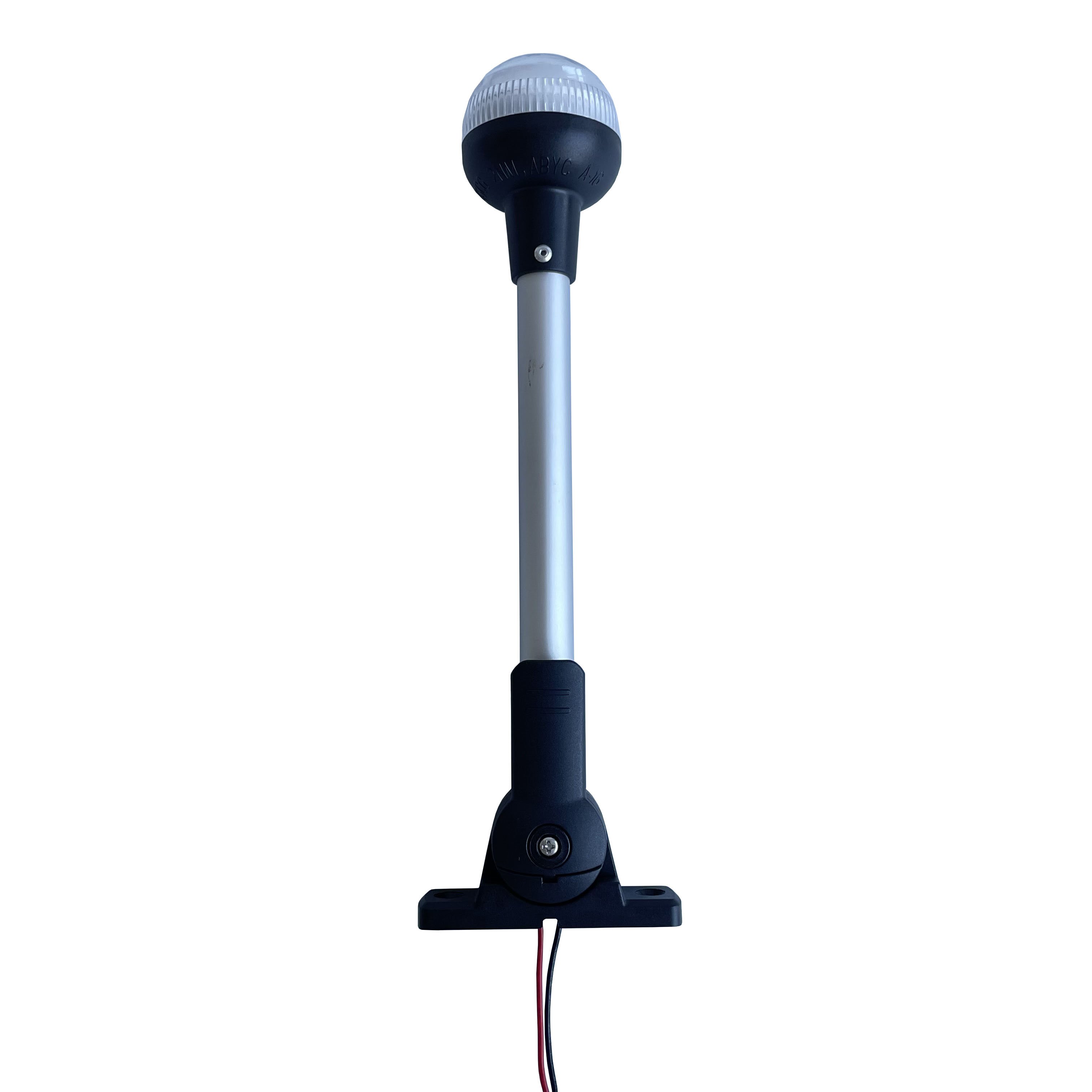 Adjustable 180 Degrees All Round Pole LED Navigation Anchor Light for Marine Boat Yacht Pontoon