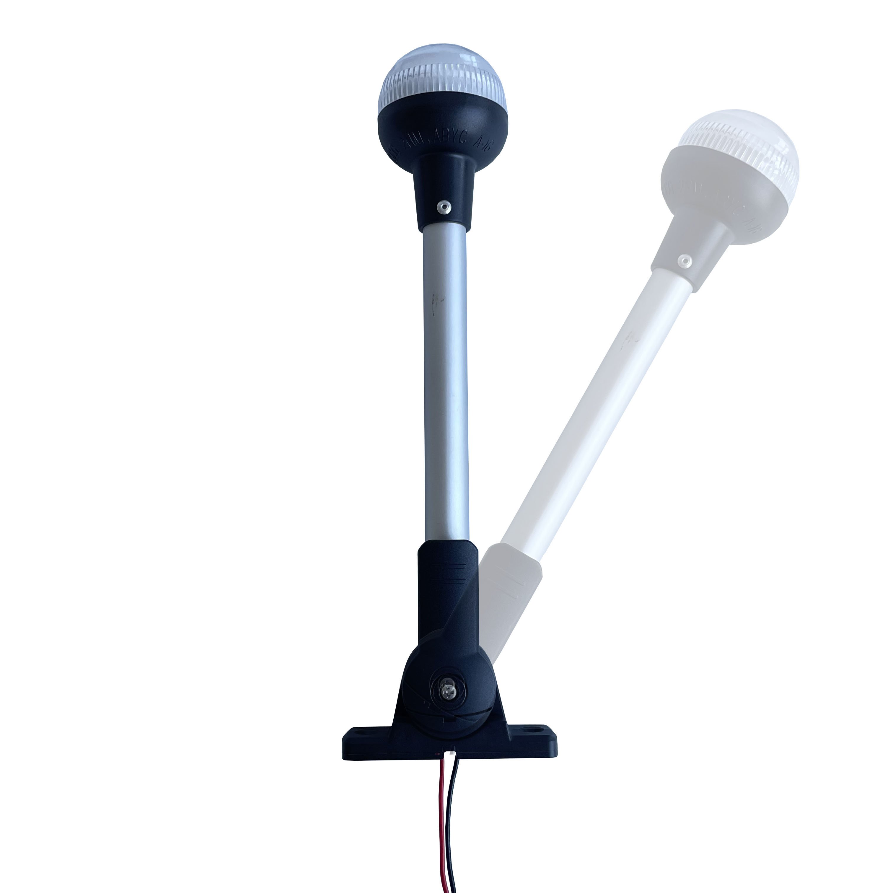 Adjustable 180 Degrees All Round Pole LED Navigation Anchor Light for Marine Boat Yacht Pontoon