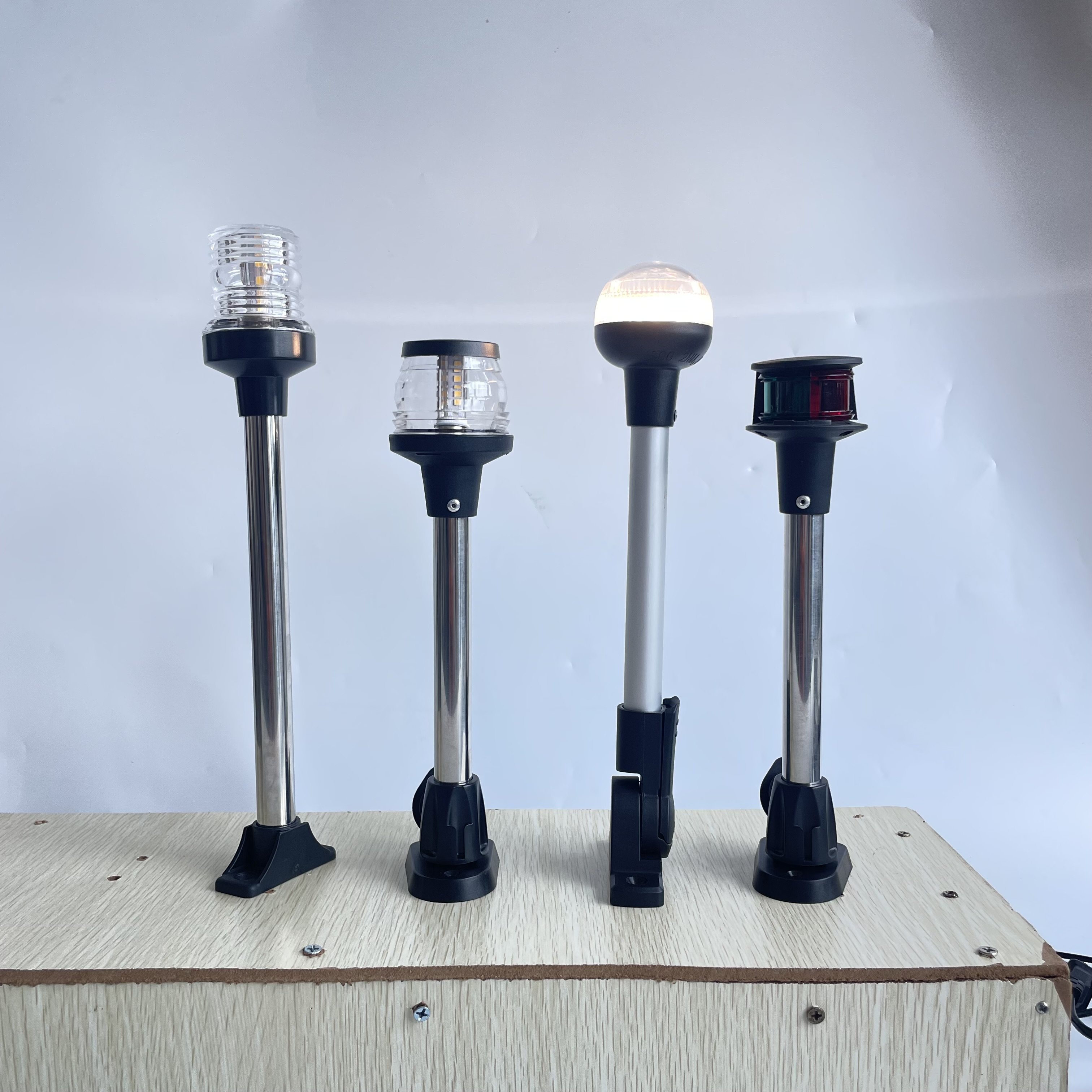 Adjustable 180 Degrees All Round Pole LED Navigation Anchor Light for Marine Boat Yacht Pontoon