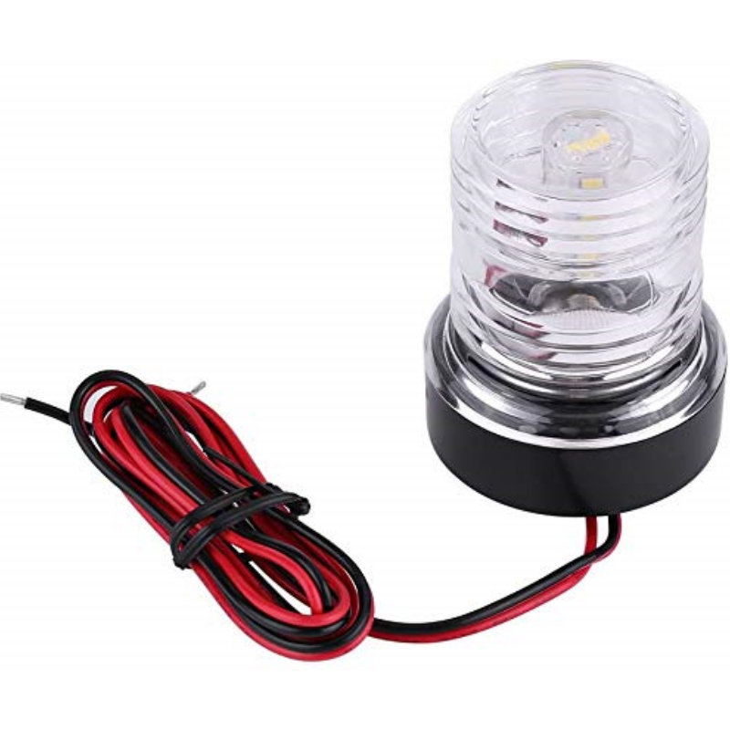 Boat Navigation Anchor Light 12V All Round 360 Degree Red/Green/White LED Daylight Masthead Light Marine Waterproof Signal Light