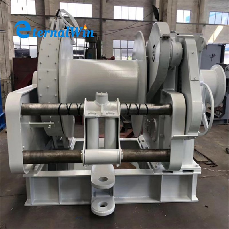 Fishing Boat Single Drum Hydraulic Anchor Lifting Winch 3ton 5ton