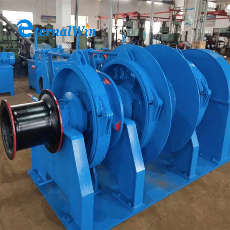 Fishing Boat Single Drum Hydraulic Anchor Lifting Winch 3ton 5ton