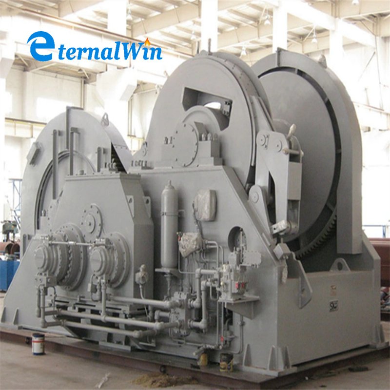 Fishing Boat Single Drum Hydraulic Anchor Lifting Winch 3ton 5ton