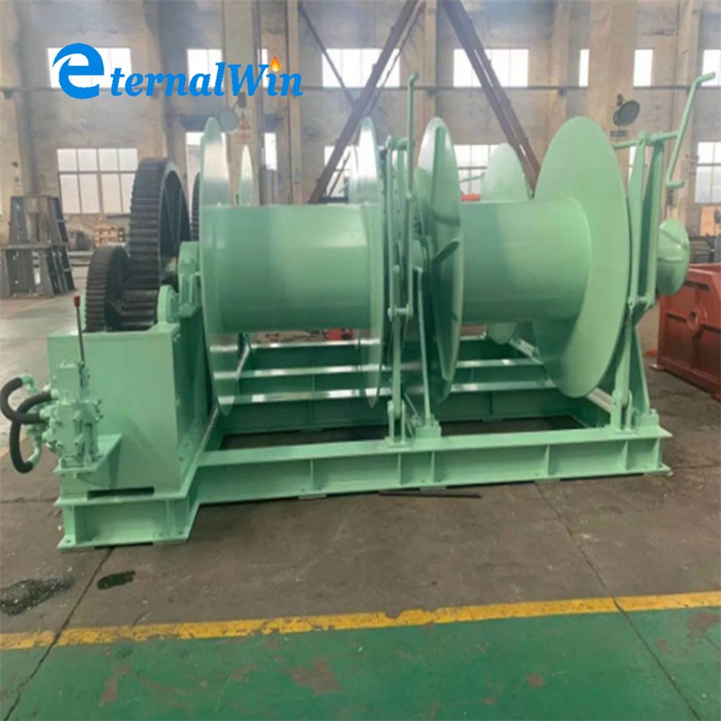Fishing Boat Single Drum Hydraulic Anchor Lifting Winch 3ton 5ton
